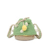 New Handwoven Woolen Cute Mushroom Crossbody Bag