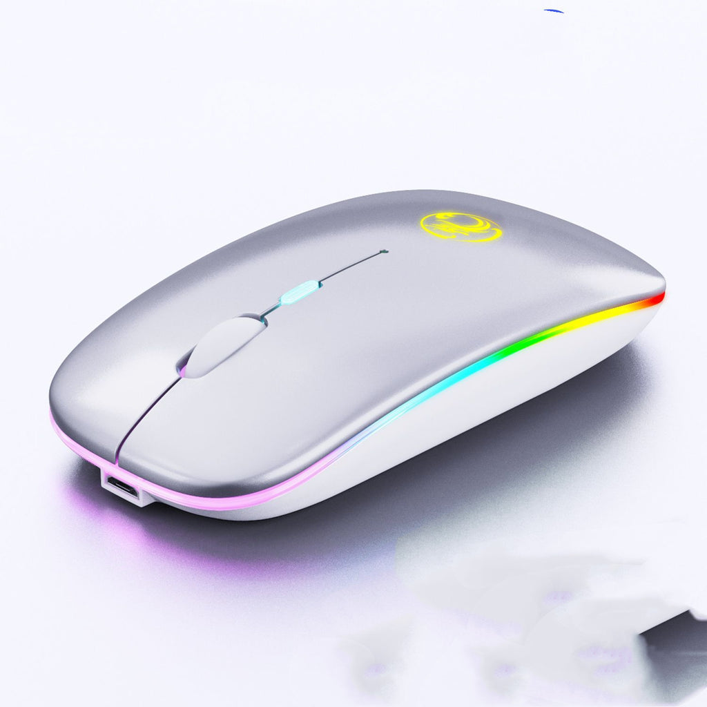 Luminous Charging Bluetooth Dual-mode Wireless Silent Mouse Desktop Notebook