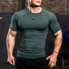 Tight Fitting Green Fitness Suit With Quick Drying Fabric