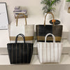 New Popular Women's Fashion Versatile Woven High Capacity Handbag