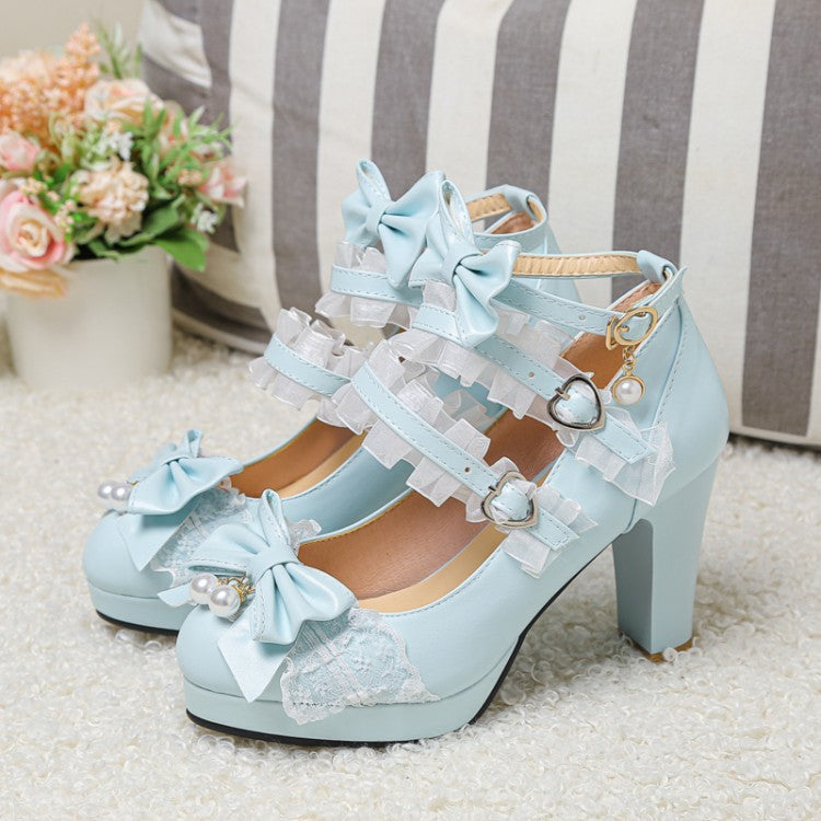 Women's Candy Shoes Chunky Heels