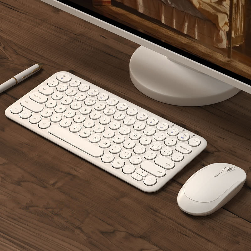 Mute Ultra-Thin Wireless Keyboard And Mouse Set