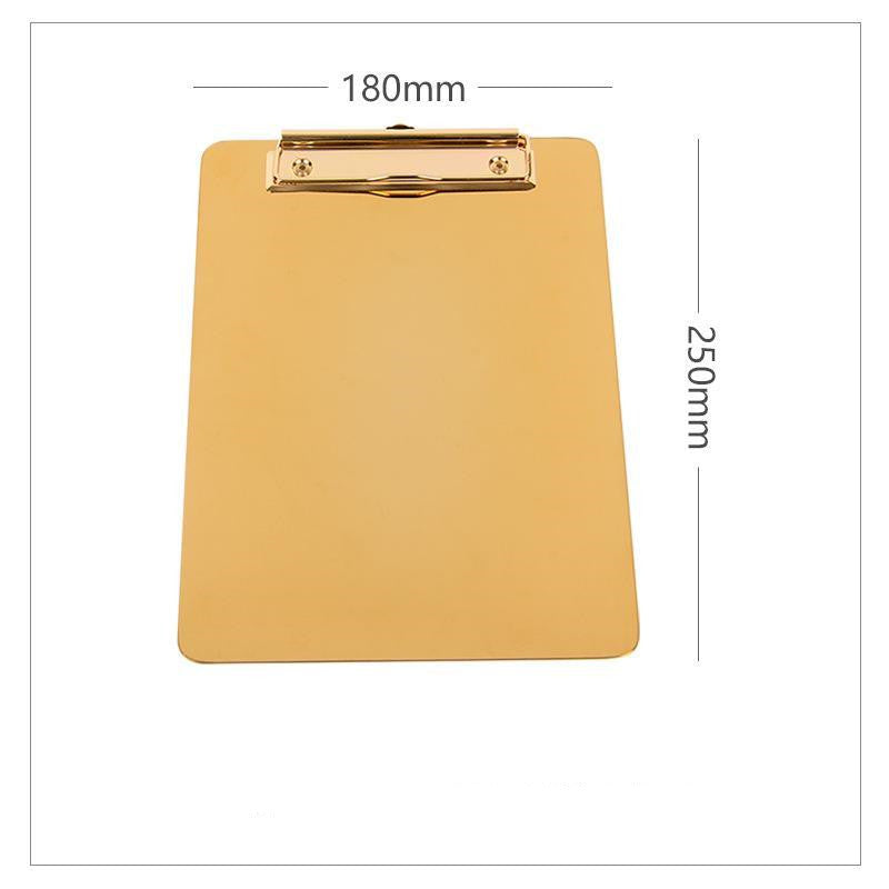 Stainless steel golden folder board