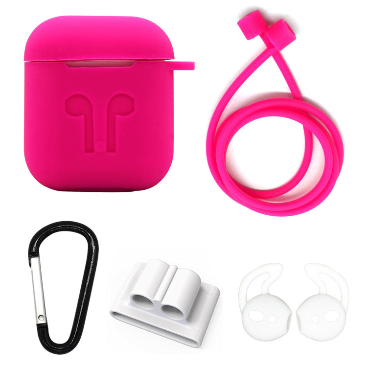 Compatible with Apple, Applicable airpods thick bluetooth headset charging box anti-fall silicone storage box