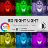 Cross Acrylic 3D Night Light