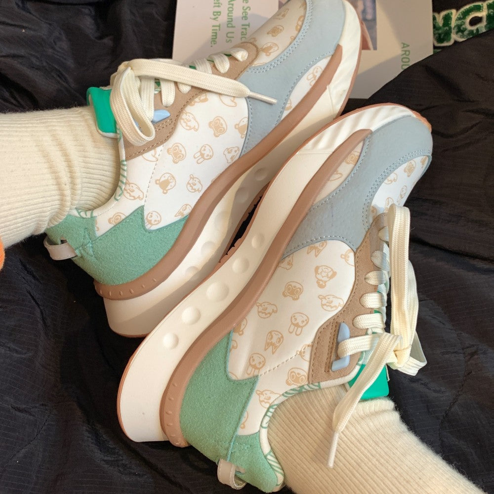 Macaron Colorway Cute Girls' Sneakers