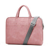 Faux Leather Laptop Bag For Women