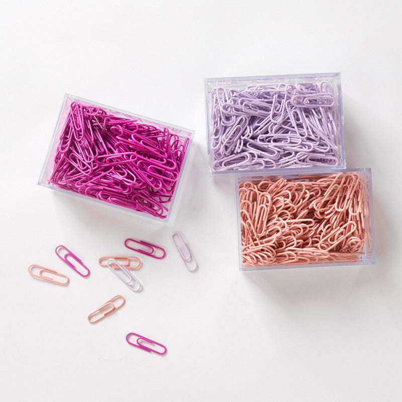 Office Supplies Colored Paper Clips