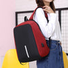 2019 fashion new anti-theft backpack casual backpack business men multi-function USB backpack