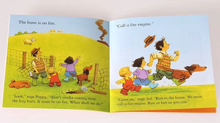 Usborne Children's English Picture Book Farmyard Tales 20 Volumes Free Audio