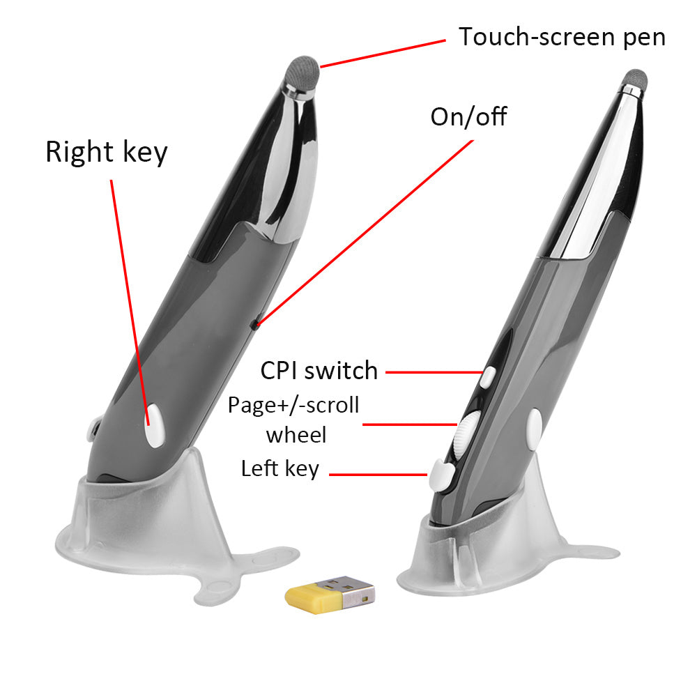 Handwriting Second-generation Pen-shaped Flying Squirrel Mouse Pen Wireless Gaming Optical Pen