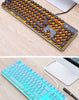 Wired Gaming Keyboard Manipulator Computer Desktop Home Punk Retro Luminous Keyboard