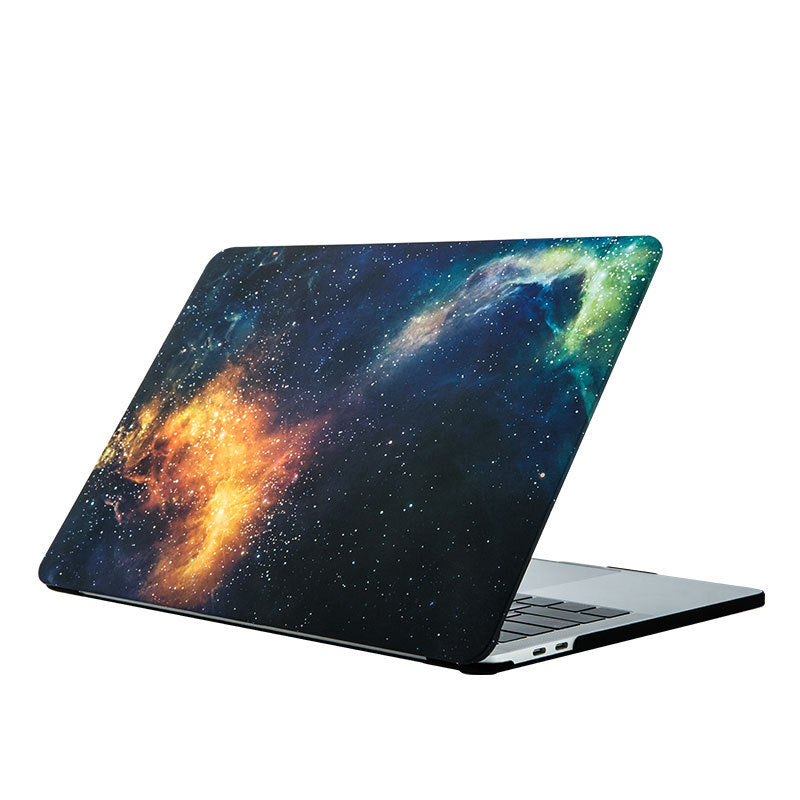 Compatible with Apple, Macbook Notebook Computer Protective Shell Air13 Shell Frosted Painted Marble Protective Cover