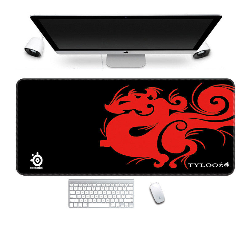 Spot Gaming Mouse Pad Super Long Super Large Thickening Locking Desktop Notebook