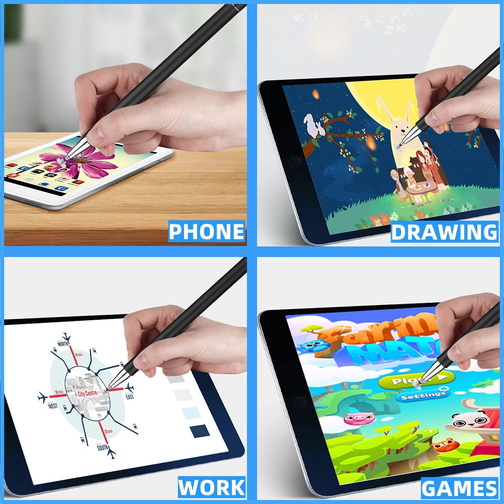 Compatible with Apple, Applicable To iphone Capacitor Pen Fine Head Painting Mobile Phone Tablet Universal Android