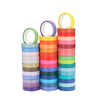 Color Paper Tape Width 8Mm Decorative Sticker 60 Color Rainbow Set