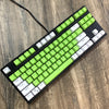 F-87 Mechanical Keyboard Type-C Line Isolated White PBT keycap