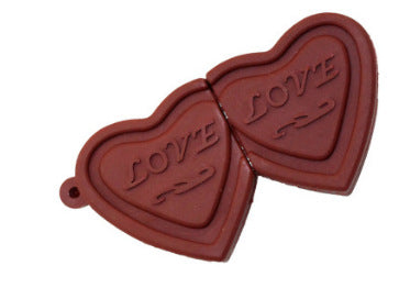 Cartoon PVC Chocolate USB Flash Drive Simulation Dove Chocolate Couple Gift USB Flash Drive