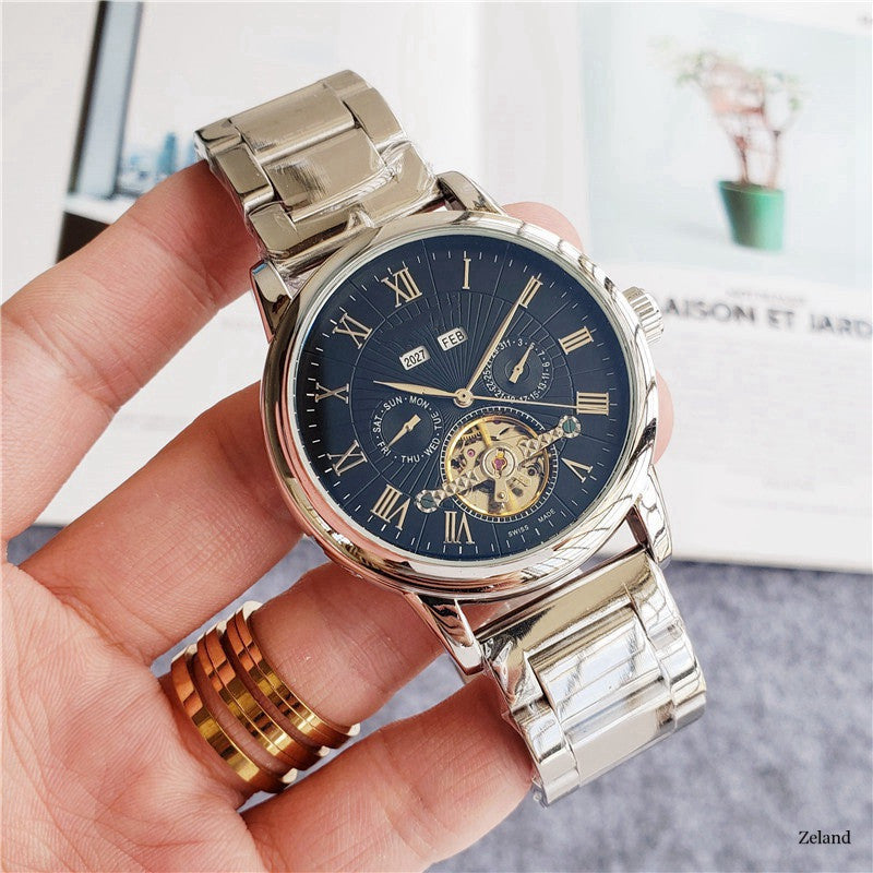 Watch Tourbillon Five-Hand Watch Casual Fashion Men's Watch