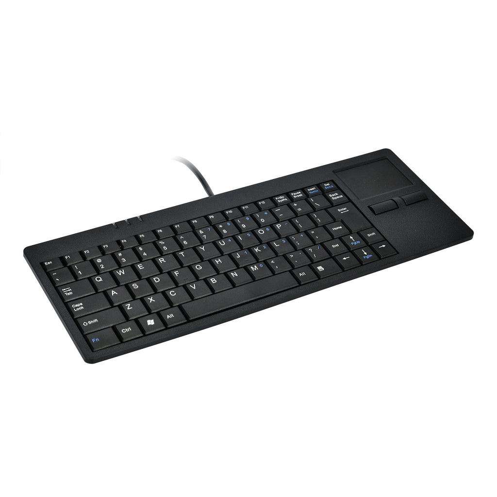 Wired USB Touchpad Keyboard MC-818 Ultra-thin Scissor Feet Mute Built-in HUB Mini Business Office Professional