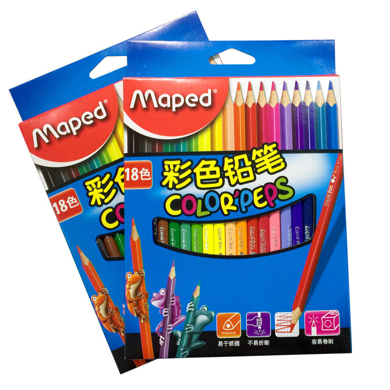 Boxed color pencil 18 colors