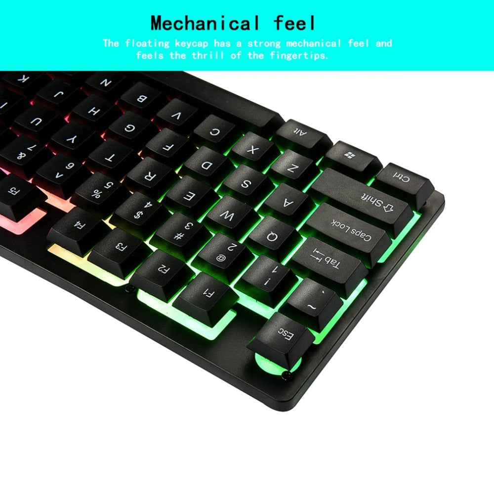 Y604 illuminated gaming keyboard
