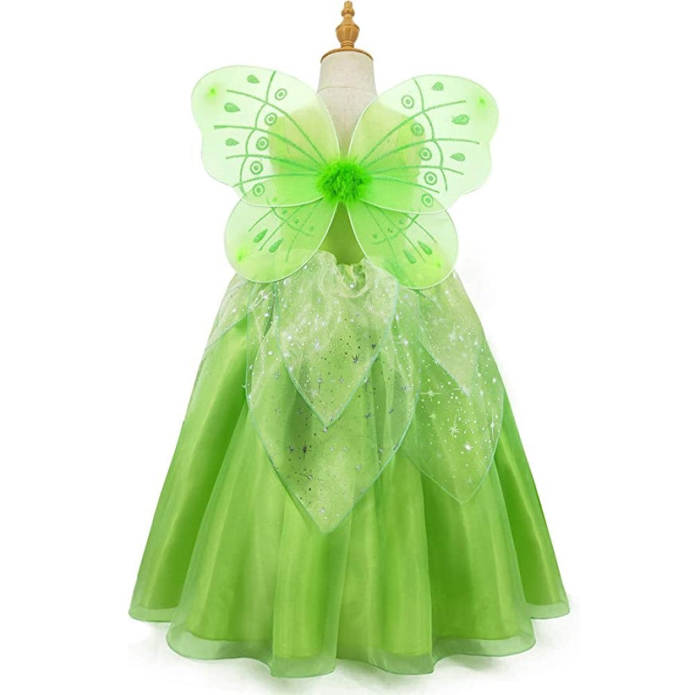 Girl Elf  Wonderful Princess Tianna Tinker Bell Fairy Dress