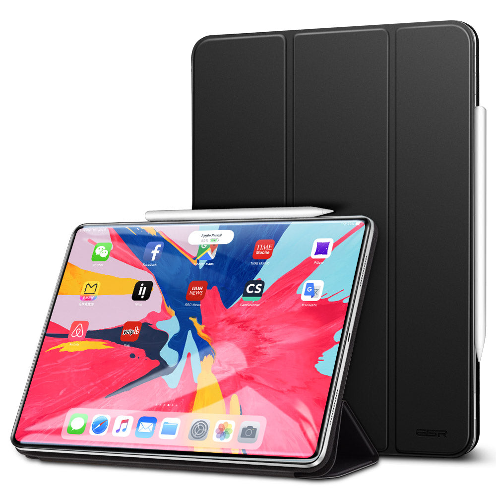 Magnetic Smart Case For IPad Pro 11 2021 Cover Trifold Stand Magnet Case Magnetic Attachment Rubberized Cover For IPad Pro11