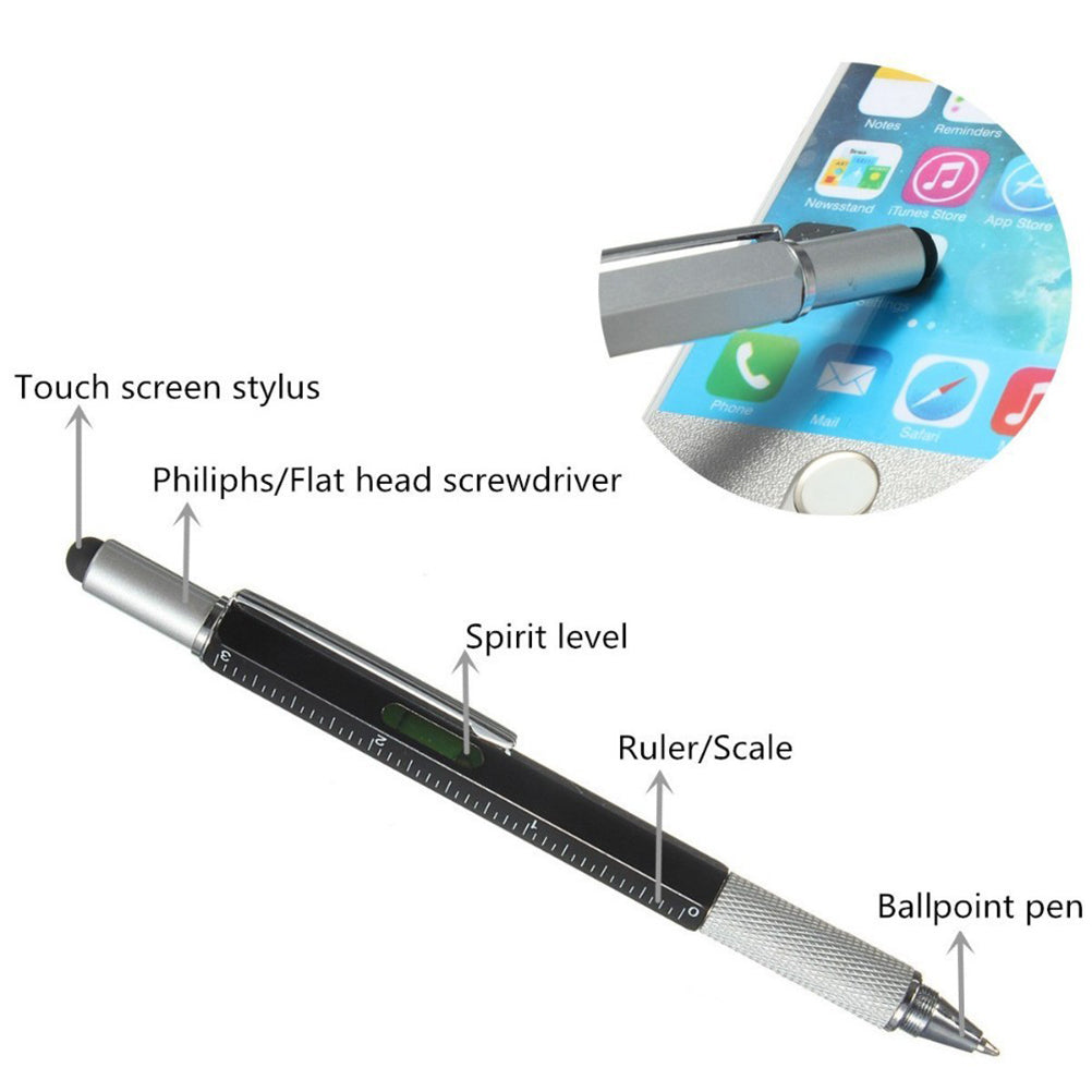 6 in 1 Touch Screen Stylus pen Ballpoint Pen