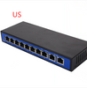 8+2 power 10 port 100M POE switch wireless AP 48V external power supply