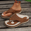 Clip Toe Hollowed Out Women's Sandals Casual Large Size Wedges