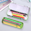 Tinplate Car Trolley Double-layer Stationery Box Racing Shape Pencil Case Cartoon Pattern Pencil Case