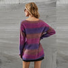 Tie-dyed Pullover Irregular Gradient Sweater