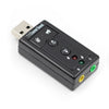 7.1 External USB Sound Card USB to Jack 3.5mm Headphone Audio Adapter Micphone Sound Card