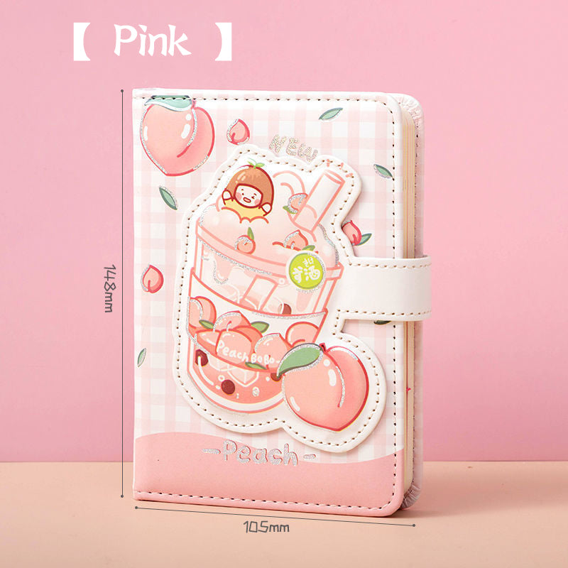 Cute Magnetic Buckle Notebook Girl Heart Hand Ledger