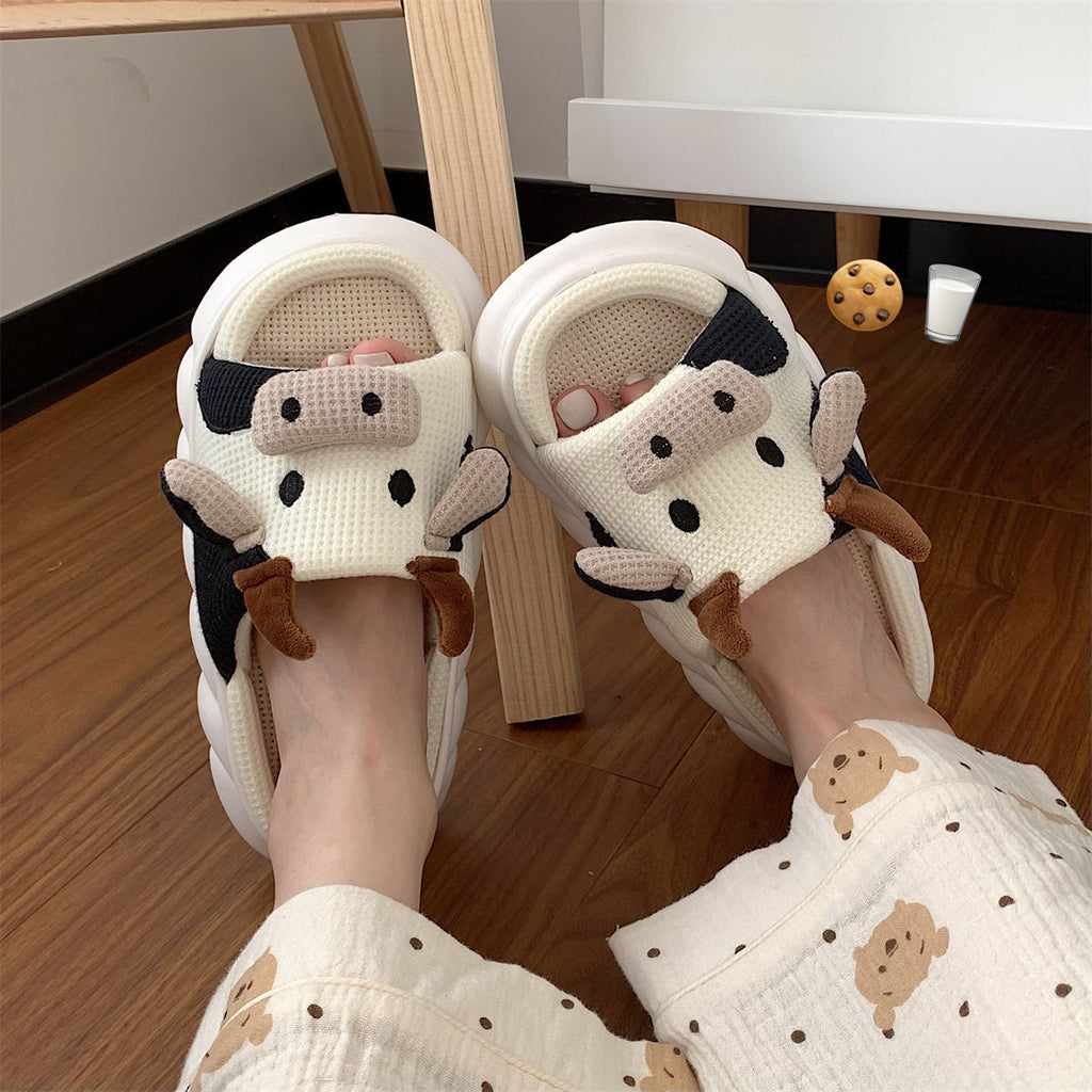 Soft Sole Sweat-absorbing And Breathable Slippers New Type Of Anti Slip Cute Frog