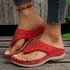 Clip Toe Hollowed Out Women's Sandals Casual Large Size Wedges