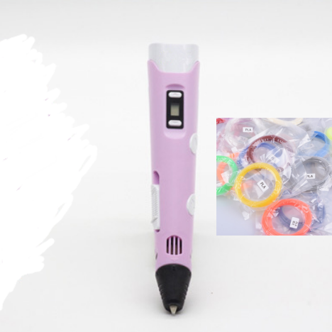 3D print pen 3D pen two generation graffiti 3D stereoscopic paintbrush children puzzle painting toys