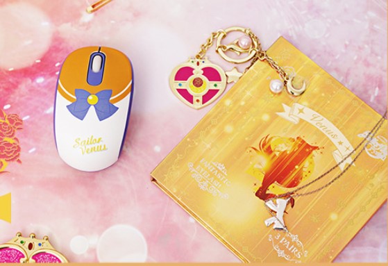 Sailor Moon wireless mouse pink cute office business with