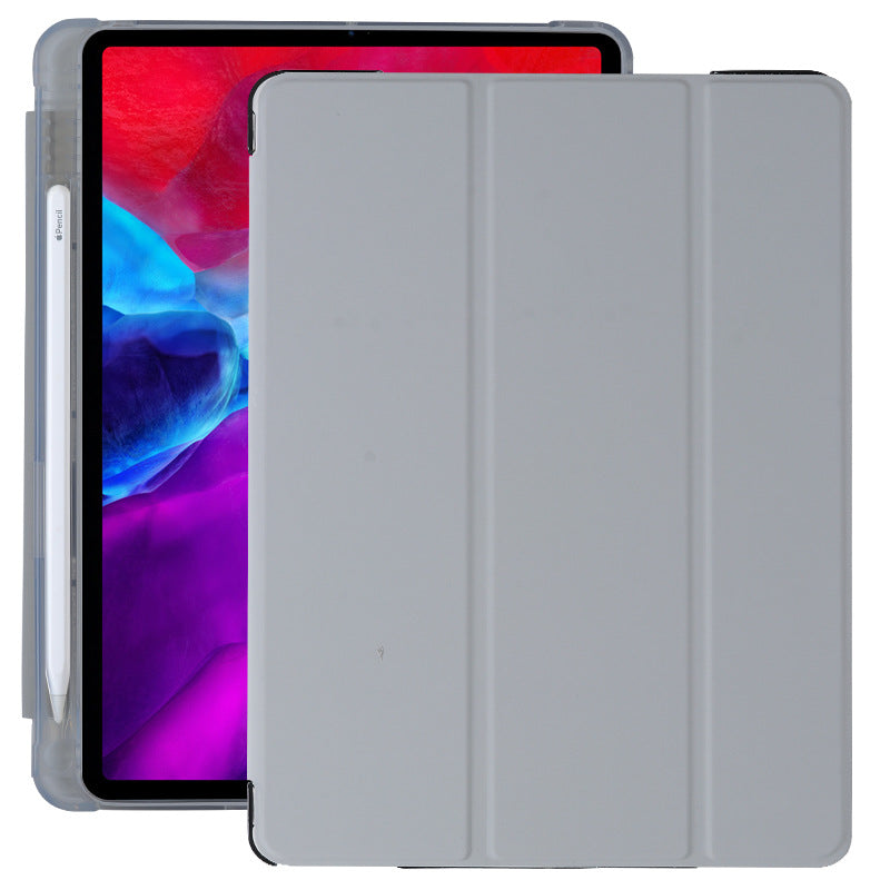 Compatible with Apple, Suitable for ipad10.9 protective cover pro10.5 with pen slot mini dormant leather case TPU airbag air4 soft shell