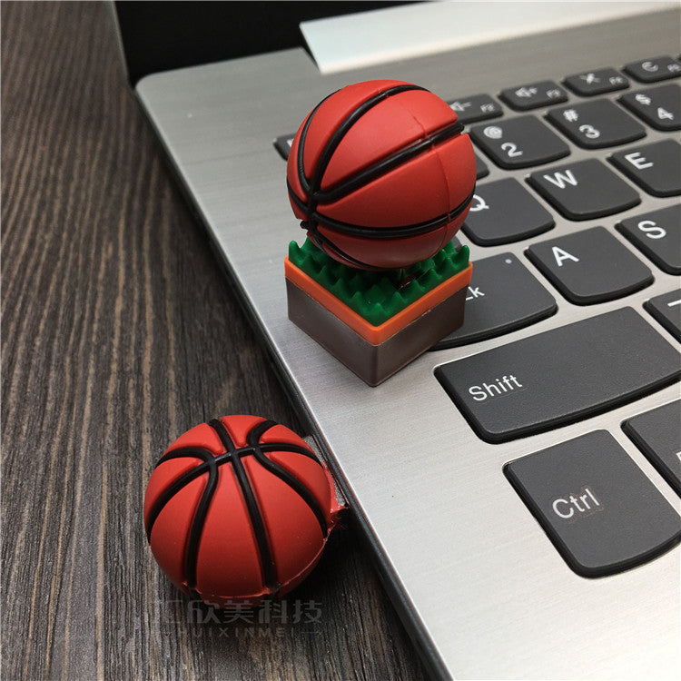 Creative Cartoon Basketball U Disk Basketball Round U Disk Basketball