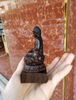 Pure Natural Black Wood Products Wood Carving Sakyamuni Buddha Home Office Crafts Ornaments