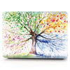 Compatible with Apple, MacBook Transparent Plastic Protective Case Printed with Custom Design