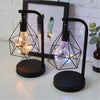 LED wrought iron modeling lamp