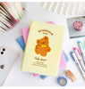 Little Bear Plastic Sleeve Schedule Book Cute Girl Heart Full Color Notebook Student Hand Account