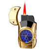 Sports Car Windproof Watch Lighter Creative Colorful Flashing Light