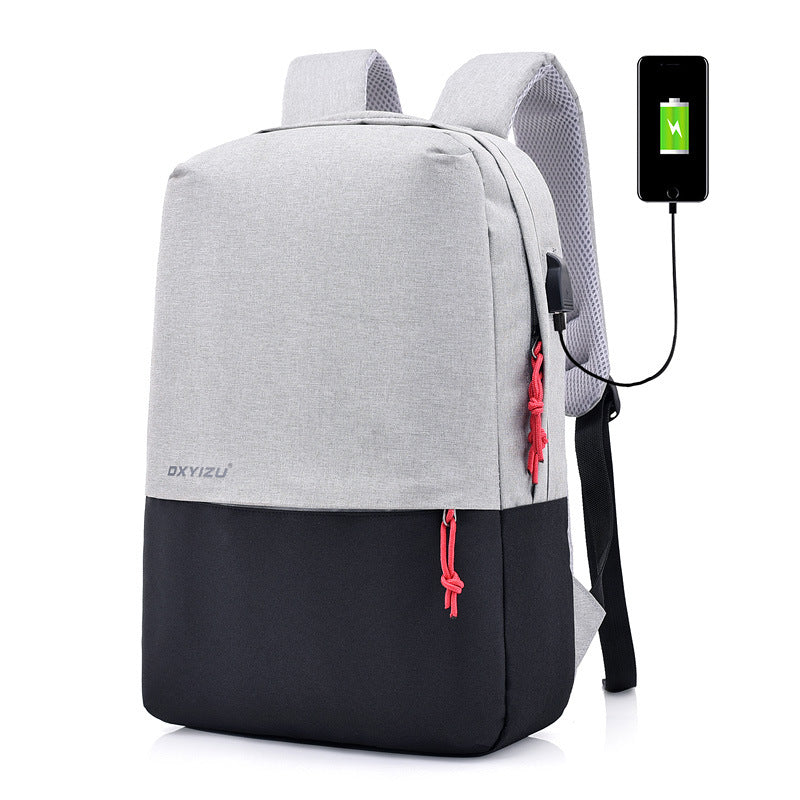 Polyester canvas backpack