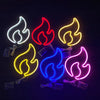 Neon LED Flame Light Creative Ins Net Red Room Lights Christmas Decoration Lights