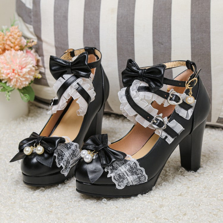 Women's Candy Shoes Chunky Heels