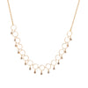 Women's Simple, Temperamental And Personalized Fashionable Golden Circle Zircon Tassel Necklace